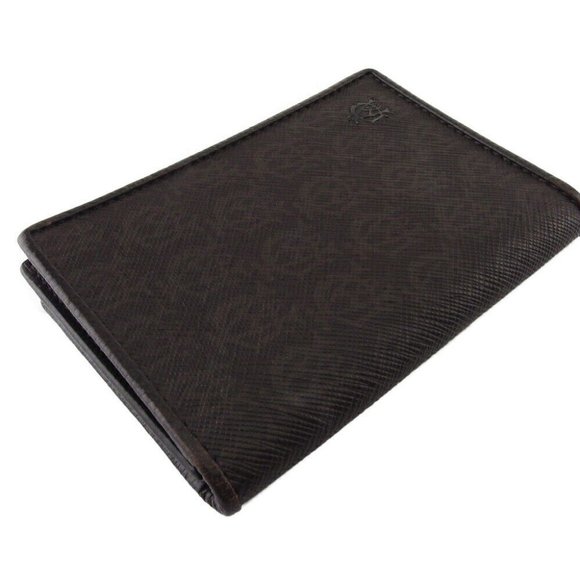 DUNHILL Card Case Windsor PVC x Leather Authentic - Picture 8 of 9